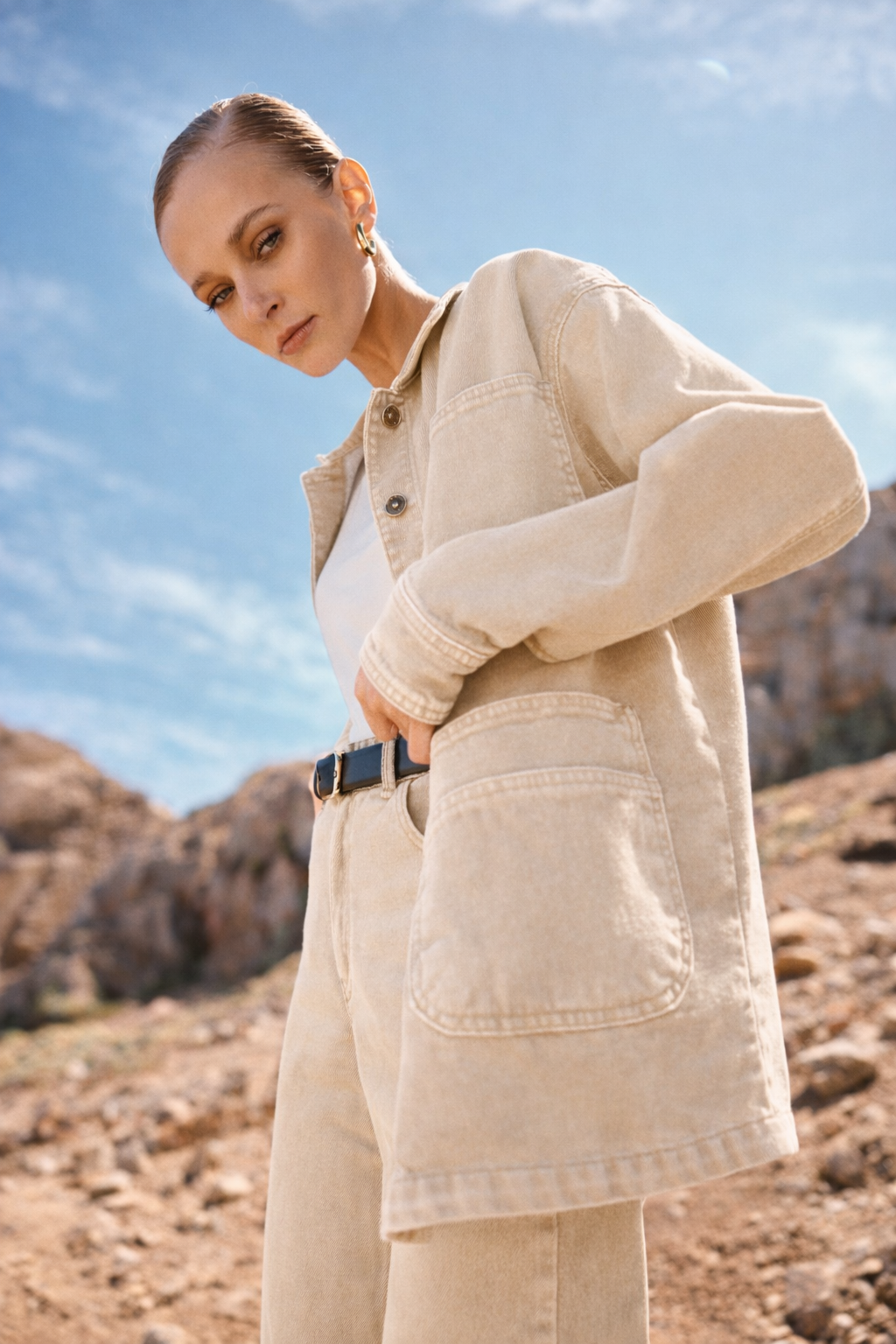 Chaqueta Louisa beige