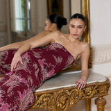 Vestido Lune burdeo
