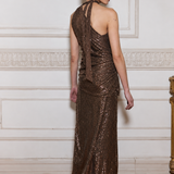 Vestido Minuit café