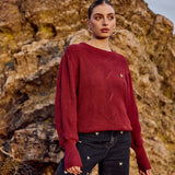 Chaleco Jazéa burdeo