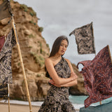 Top Camar hojas verde