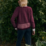 Cardigan TheQueen burdeo