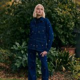 Chaqueta Louisa índigo bordado