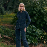 Chaqueta Louisa negra bordada