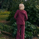 Chaqueta Louisa burdeo bordado
