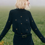 Sweater Colmena negro
