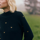 Sweater Colmena negro
