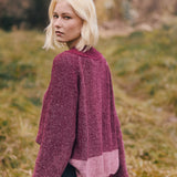 Sweater Checkmate burdeo