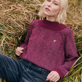 Sweater Checkmate burdeo