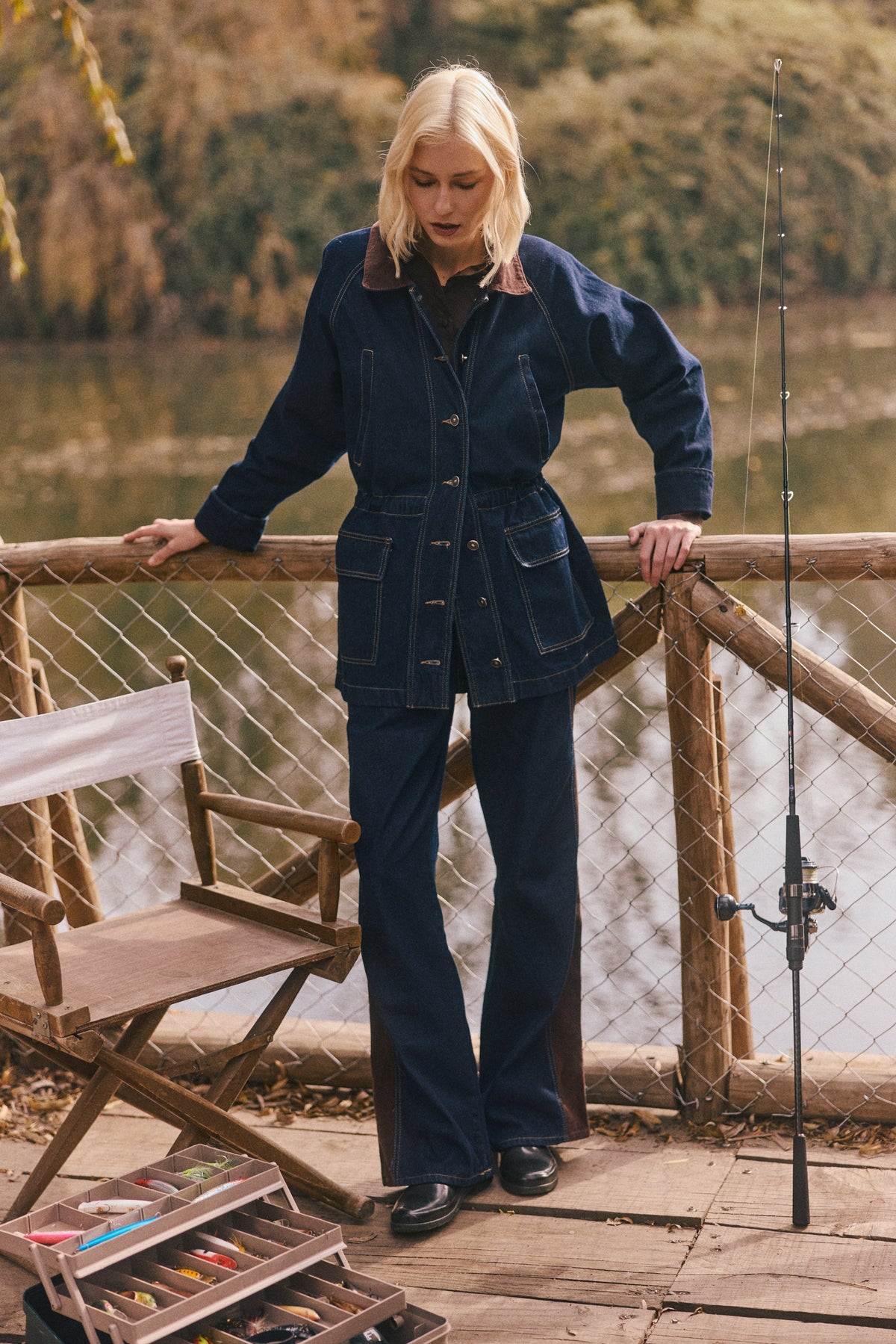 Chaqueta Atarraya índigo