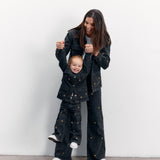 Mini Chaqueta Louisa negro bordado