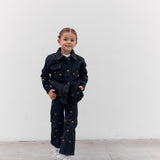 Mini Jeans Silene negro bordado