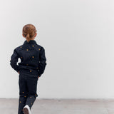 Mini Jeans Silene negro bordado