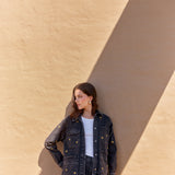 Chaqueta Louisa negra bordada