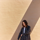 Chaqueta Louisa negra bordada