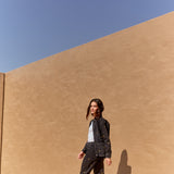Chaqueta Louisa negra bordada