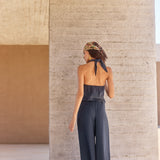 Pantalón Voile azul