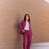 Jeans Silene burdeo