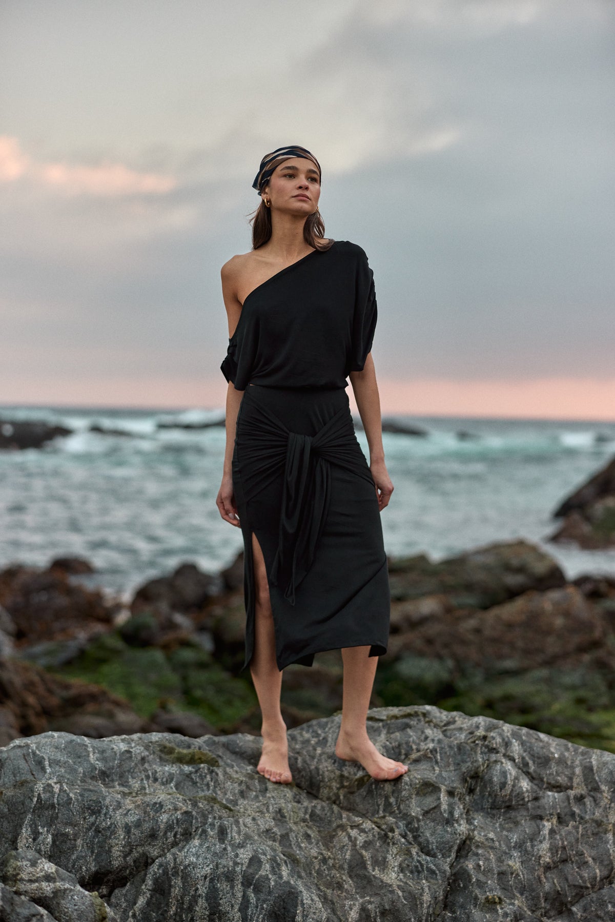 Pollera Lelia negro