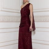 Vestido Minuit burdeo