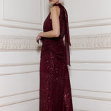 Vestido Minuit burdeo