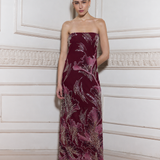Vestido Lune burdeo