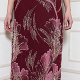 Vestido Lune burdeo